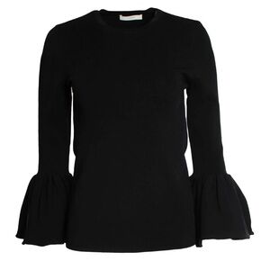 Suit Studio Black Bell Sleeve Blouse
